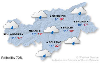 Weathermap for today